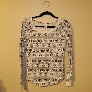 PINK Victoria's Secret Thermal Long Sleeve